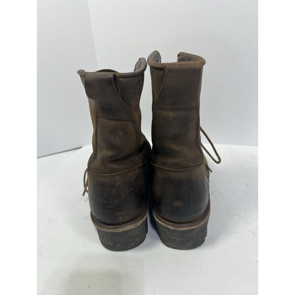 Georgia Boots Logger 8" Waterproof Leather Size 10.5W Outdoor Work - Picture 3 of 7